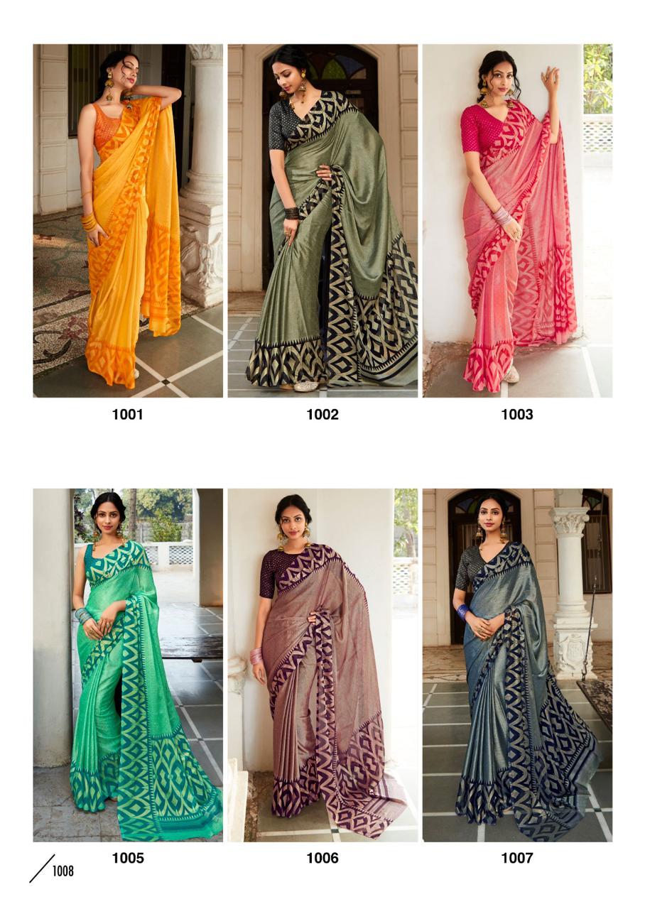 Krishna Vol 7 By Kashvi Printed Chiffon Sarees Wholesale Shop In Surat